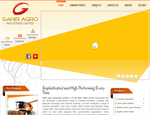 Tablet Screenshot of gahirindia.net